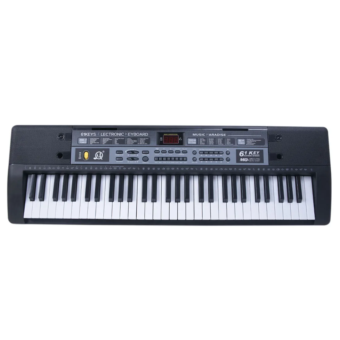 Elétrico com Suporte e Microfone Presentes das Crianças Venda Quente Teclas Crianças Música Digital Teclado Eletrônico Placa Chave Piano 61 3 Brinquedos e hobbies