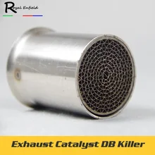 Универсальный передний средний Конец выхлопной катализатор дБ убийца дефлектор для мотоцикла автомобиля глушитель шумоподавитель