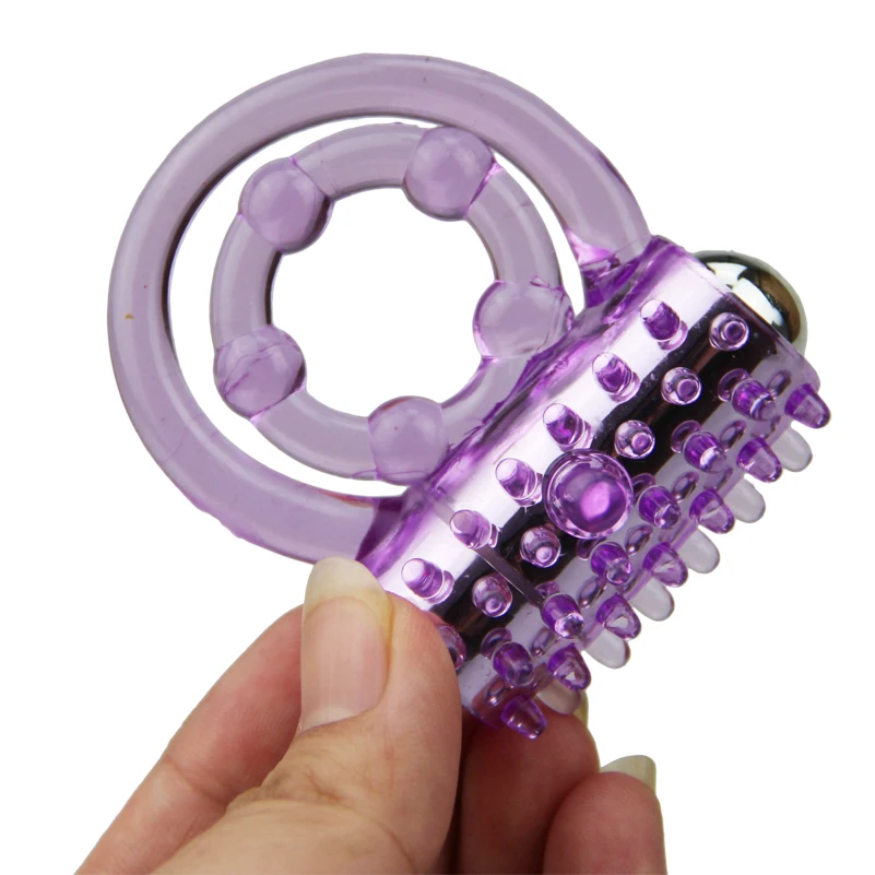 hb094purple Vibrators rings double cockring (6)