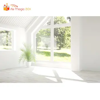 

LIFE MAGIC BOX Camera Photographic Professional Background White Wall Window Door Wedding Photocall Photo Backdrops