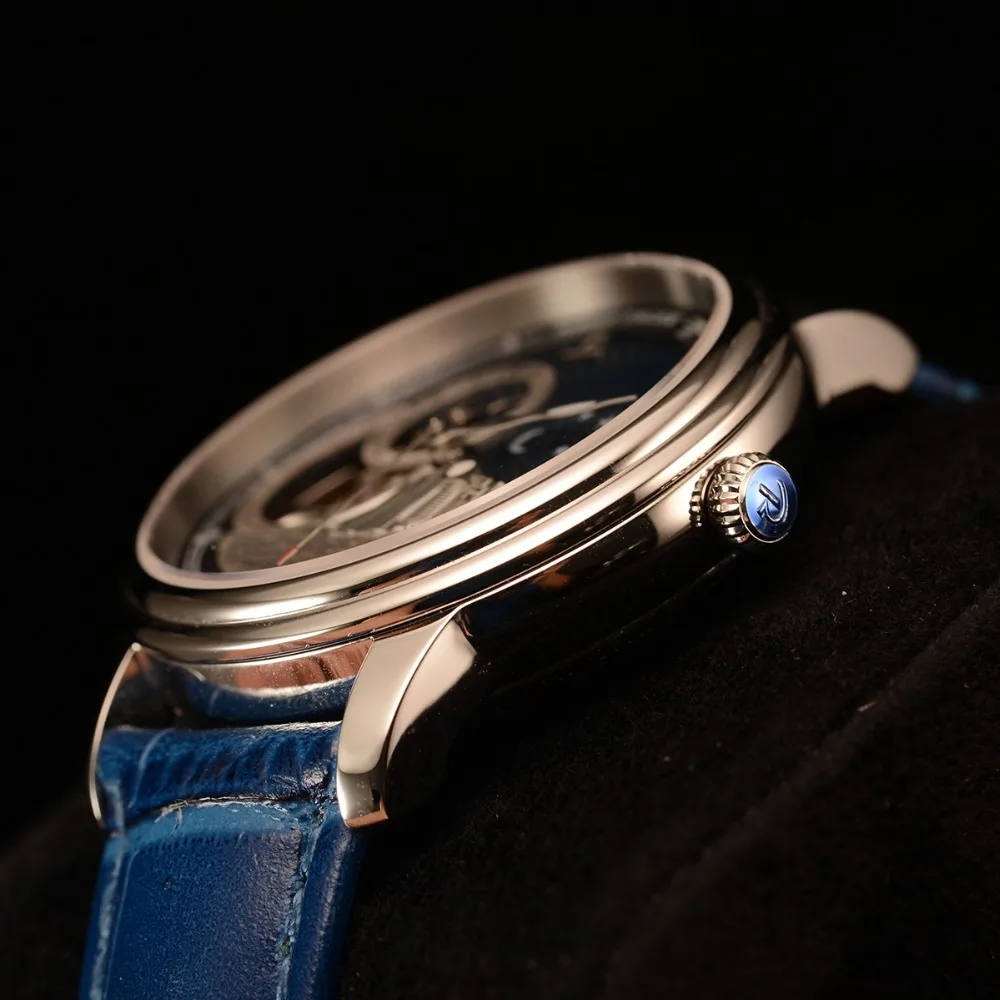 Reef Tiger/RT Blue Tourbillon автоматические часы Роскошные модные часы для женщин и мужчин унисекс часы новые часы Reloj RGA1739