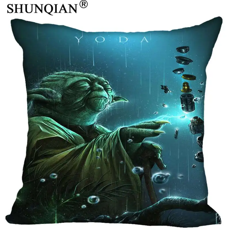 Buy Custom Square Pillowcase Star Wars yoda soft