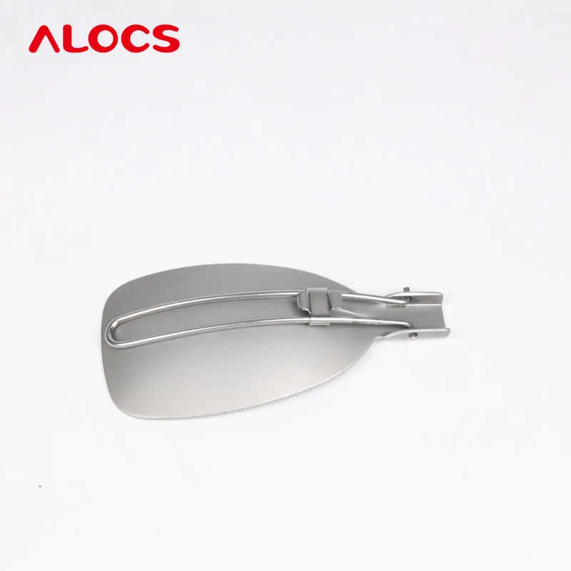 Plegable al aire libre duro aleación de aluminio pala cocinar arroz espátula acero slice Pancake der Wender 30g cuchara camping Vajilla