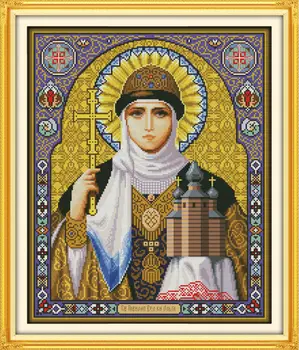 

Religion belief(4) Printed on Canvas DMC Counted Chinese Cross Stitch Kits printed Cross-stitch set Embroidery Needlework