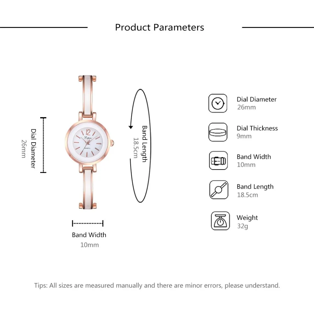 Lvpai Брендовые женские часы-браслет роскошные часы из розового золота женские модные повседневные Кварцевые часы Женские часы montre femme