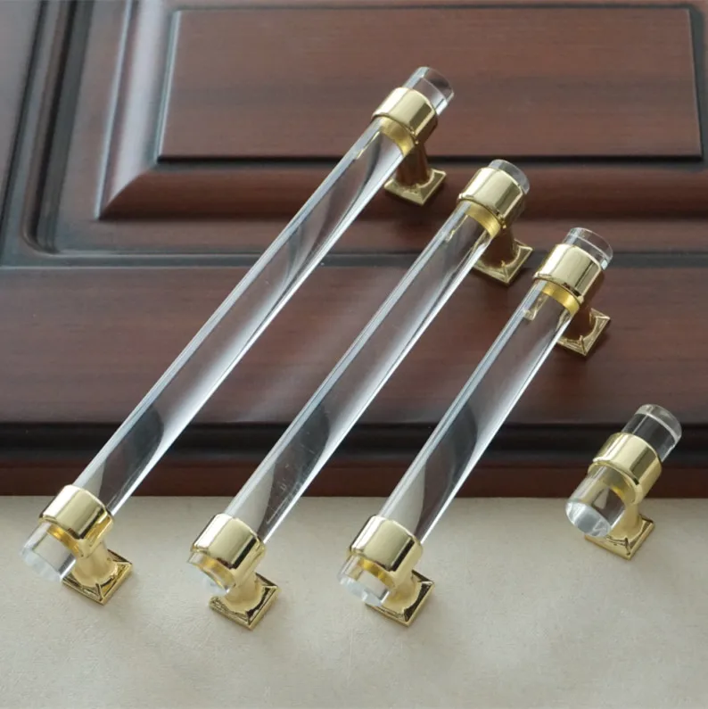 3 3 75 5 6 3 Acrylic Drawer Knobs Pull Handles Dresser Pulls