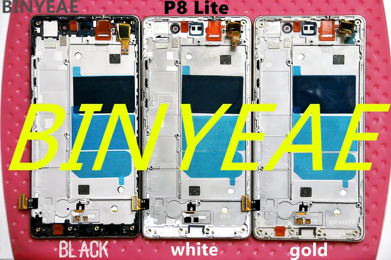 imágenes para BINYEAE Para Huawei P8 Lite ALE-L04 L21 TL00 L23 CL00 UL00 L02 Pantalla LCD Full + Pantalla Táctil de Cristal Digitalizador + Conjunto de La Cubierta de marco imágenes para BINYEAE Para Huawei P8 Lite ALE-L04 L21 TL00 L23 CL00 UL00 L02 Pantalla LCD Full + Pantalla Táctil de Cristal Digitalizador + Conjunto de La Cubierta de marco