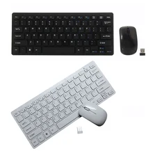Мини 2,4G dpi беспроводная клавиатура и оптическая мышь комбо для рабочего стола