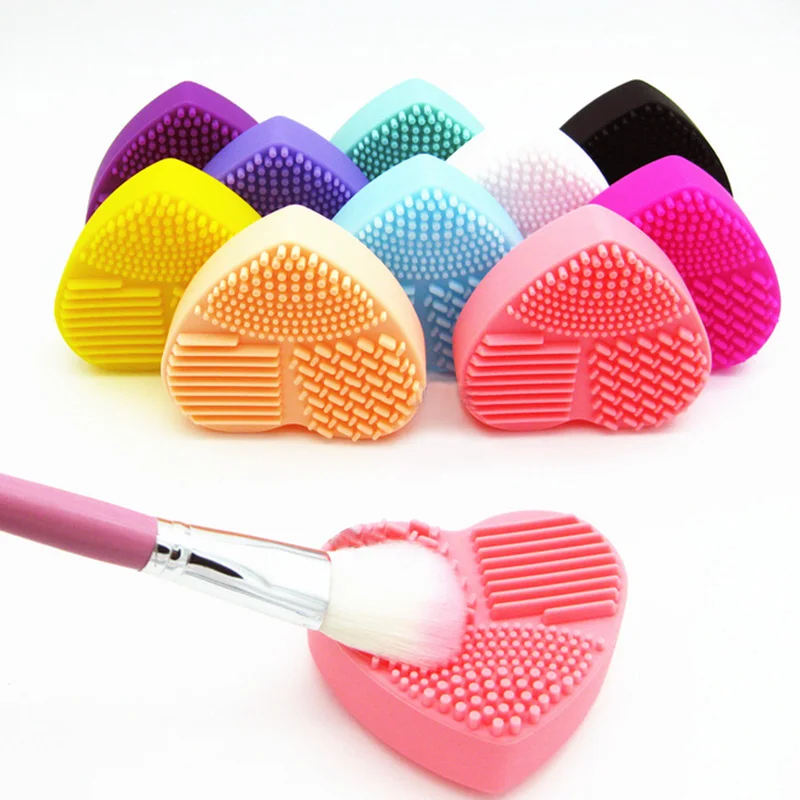 1pc Brush Cleaner and Holder Brush Makeup Washing Mat Glove Scrubber