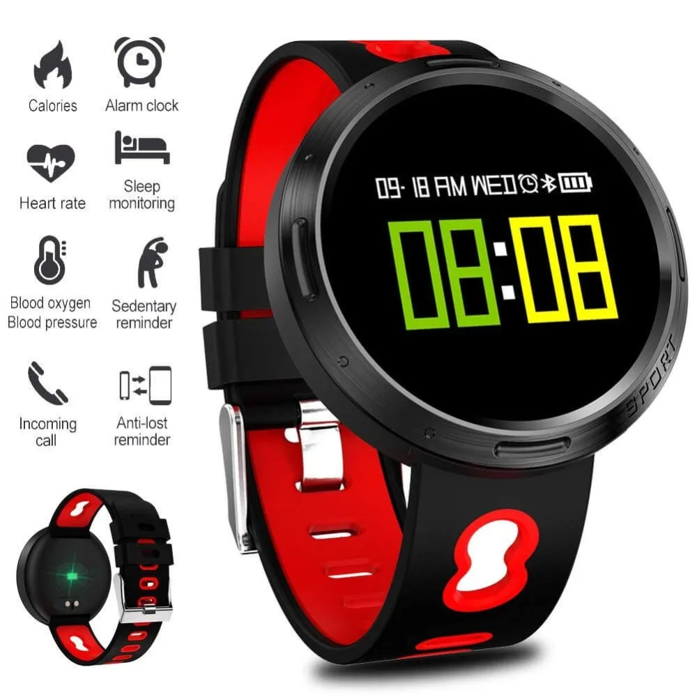 

Smart Watch Fitness Tracker Heart Rate Monitor Smartwatches Pedometer Sleep Monitor Step Calorie Smart Bracelet for Men Women