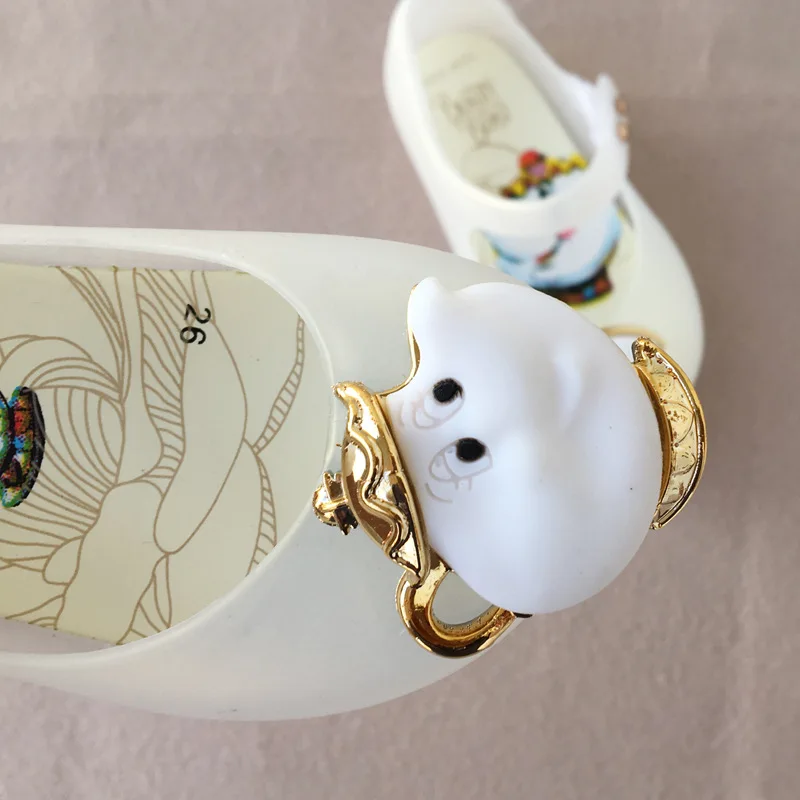 Красавица и Чудовище Mrs. Potts чайник чайники Дети Девочка ПВХ прозрачные туфли на