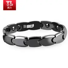 New arrival space porcelain male bracelet black bracelet radiation resistant anti fatigue germanium magnet health care