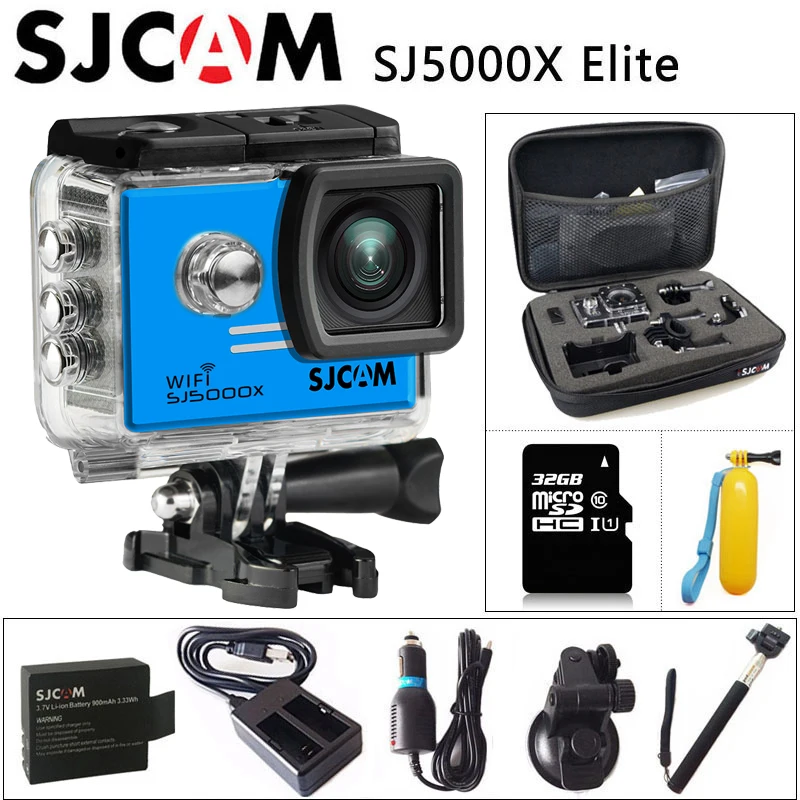 Original SJCAM SJ5000X Elite Gyro Sport font b Action b font Camera WiFi 4K 24fps 2K