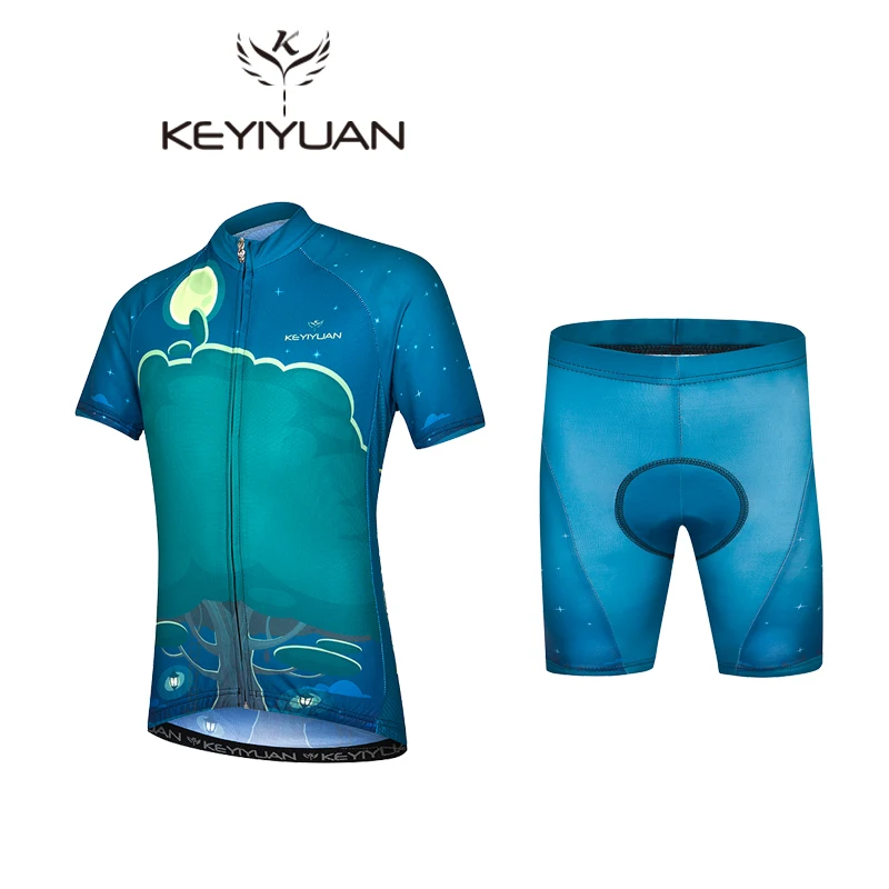 2017 KEYIYUAN Children Cycling Jersey Summer Bike Cycling Clothing Bicycle Short Sleeve Jersey Sets For Kids boys-bike : image 2017 KEYIYUAN Children Cycling Jersey Summer Bike Cycling Clothing Bicycle Short Sleeve Jersey Sets For Kids boys-bike