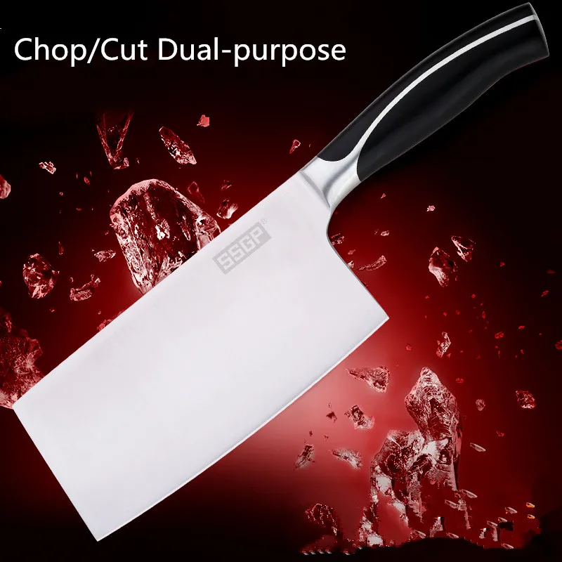 Free Shipping SSG High Quality Kitchen Slicing Knife Stainless Steel