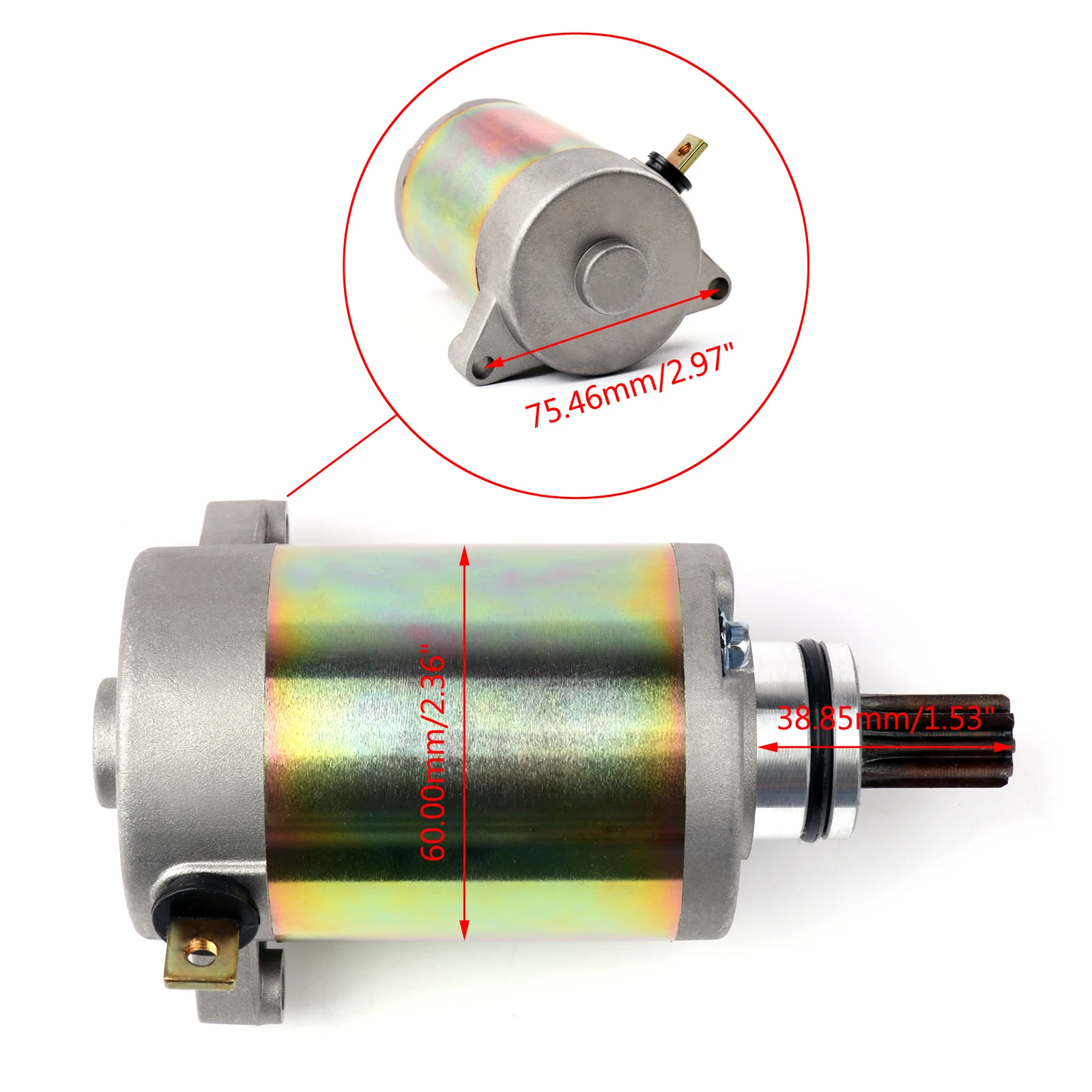 Areyourshop для Suzuki AN125 VECSTAR(CF42A) AN150 VECSTAR(CG41A) 1995-2000 аксессуары для стартера мотоцикла