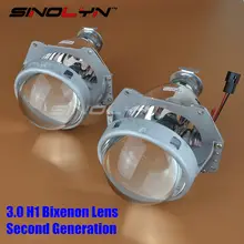 Second Generation 3.0 H1 HID Bi xenon Lens Projector lenses Headlights H1 H4 H7 LHD RHD Headlamp Car Styling Retrofit DIY