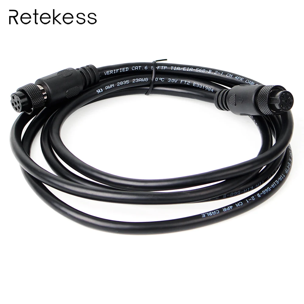 Retekess 20 متر 6-دبوس مؤتمر كابل ل الرقمية الأشعة تحت الحمراء الانبعاثات اللاسلكية مؤتمر نظام صوت نظام التوزيع