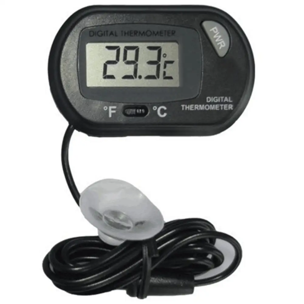 Digital LCD Screen Sensor Aquarium Water Thermometer Controller Wired