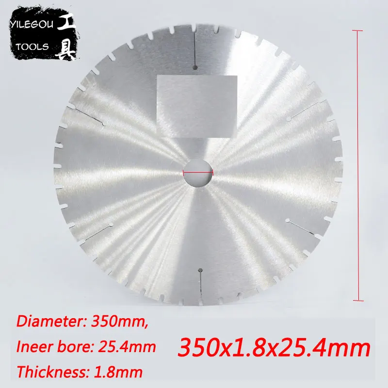 14" 350mm Circular Saw Blades Cutting Stainless Steel Pipes 350*1.8*25