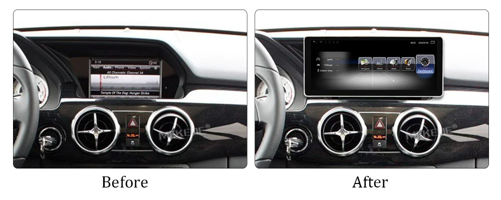 MEKEDE Android 7,1 автомобильный мультимедийный плеер для Benz GLK X204 2008-2012 10,25 дюймов сенсорный экран gps-навигация, радио, стерео тире