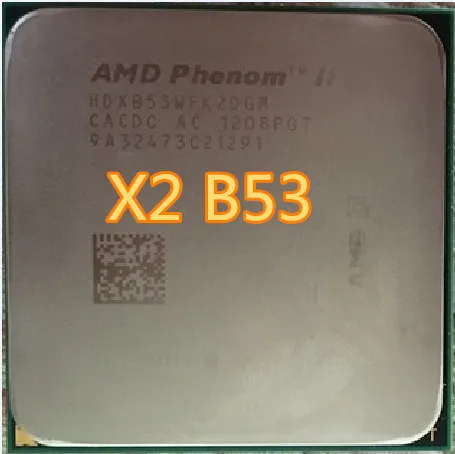 AMD Phenom II X2 B53 x2 B53 Процессор процессор Dual-Core(2,8 ГГц/6 м/80 Вт/2000 ГГц) Socket am3 am2+ 938 pin