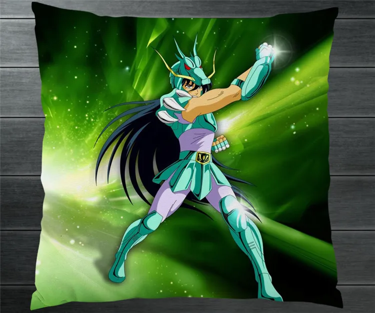 

Saint Seiya Knights of the Zodiac Bronze Dragon Shiryu Fanart Two Sides Pillowcase Pillow Case Cover Cosplay BED/SOFA/CAR Decor