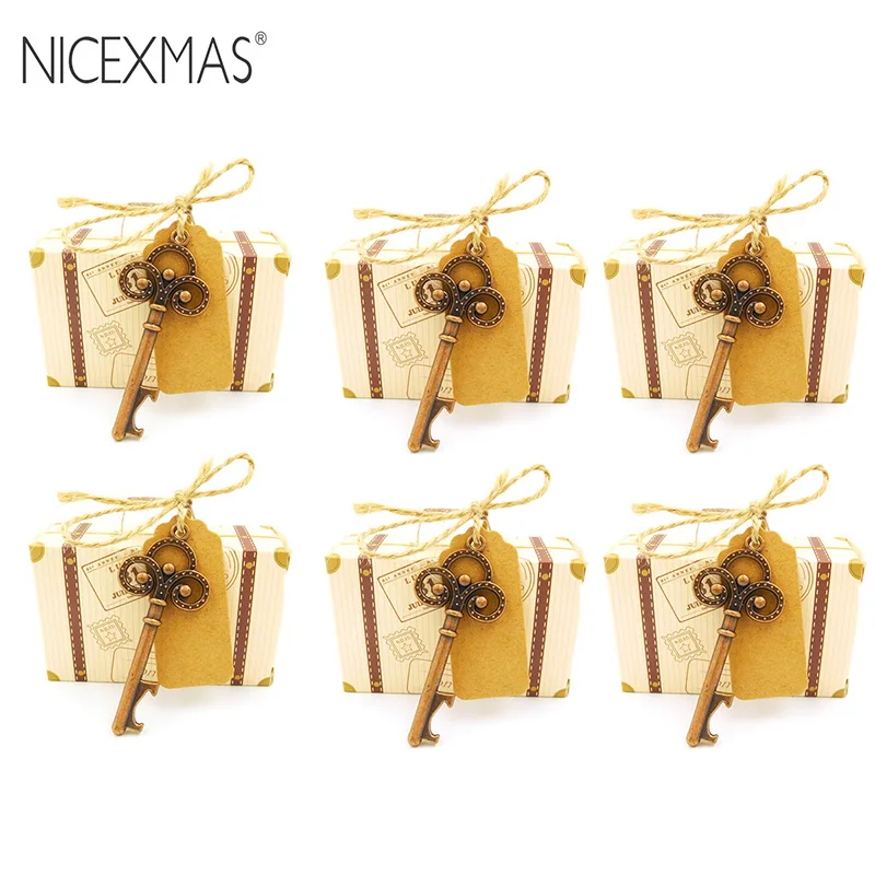 

NICEXMAS 6pcs Candy Box DIY European Style Wedding Suit Dress Bride and Groom Candy Box for Containing Candy Wedding Chocolate