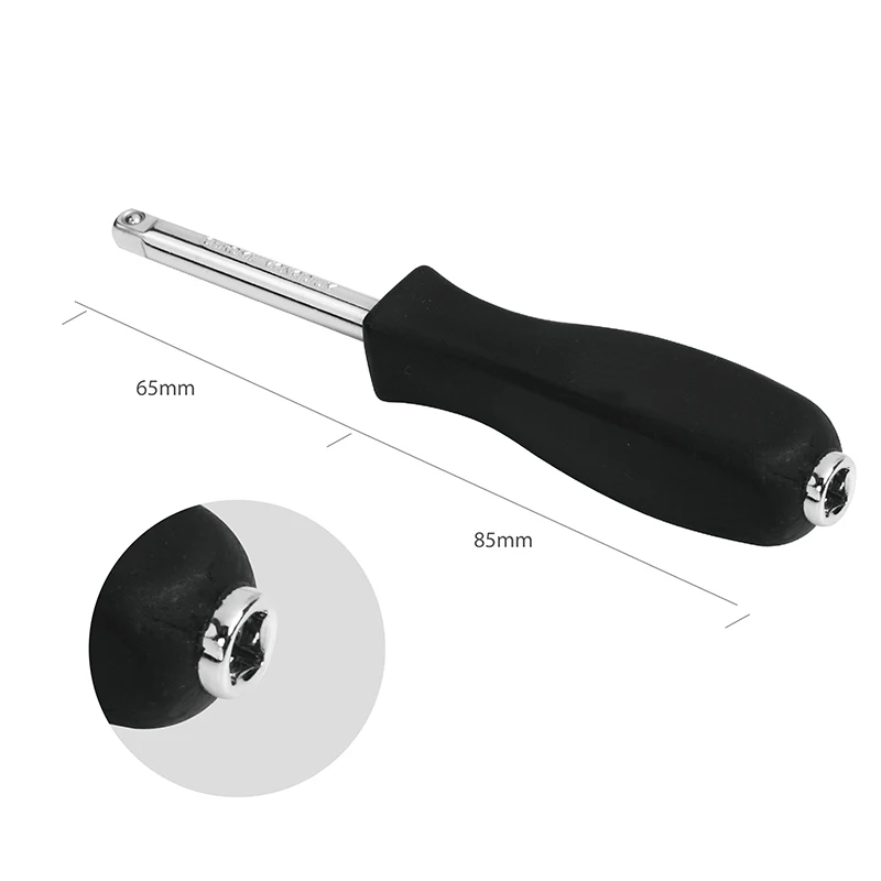 1/4" Dr Spinner Handle 6 Inch 150mm Socket Driver Chrome Vanadium Steel