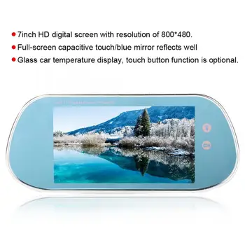 

7inch HD Touch Screen Car Rearview Monitor USB Bluetooth MP5 Video Player for Car Rear Camera view mirror display