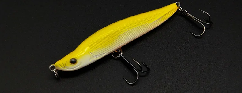 8 cm 11G Minnow Fishing Lures Bass Trolling Artificial Hard Bait Crankbait Wobblers 3D Eyes for Fishing Carp Pesca