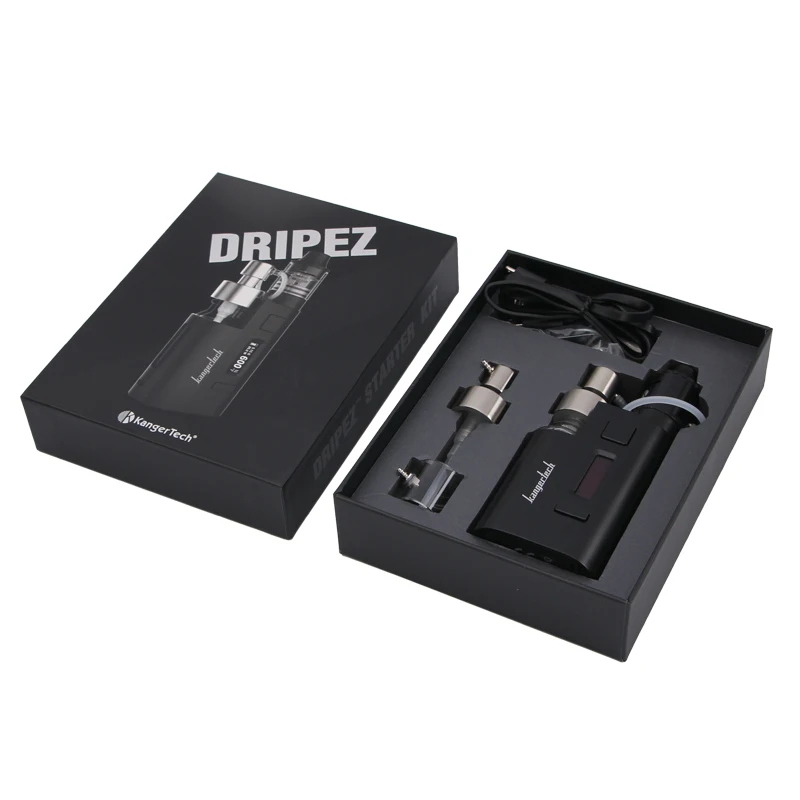 Оригинальный стартовый набор Kanger DripEZ 80 Вт бокс вейп мод насос и push rba Ом капельная