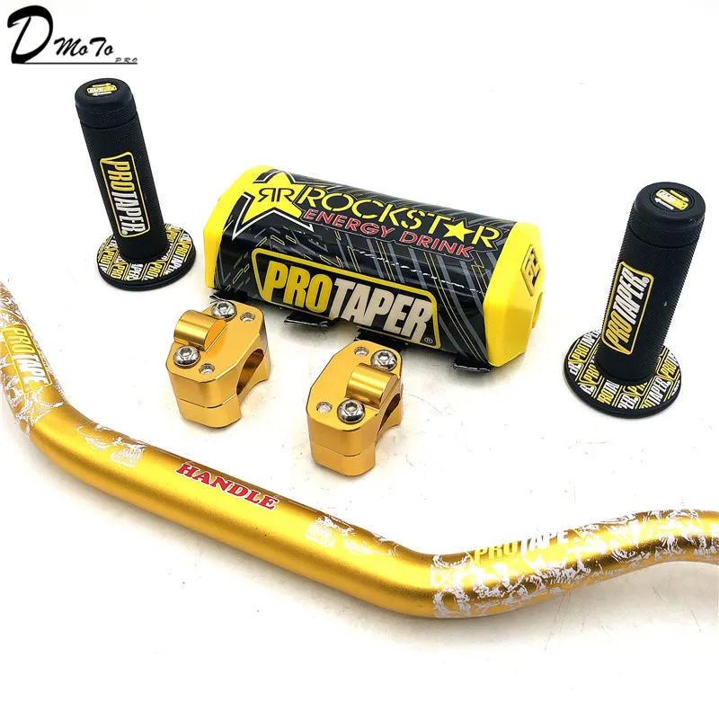 Руль для PRO Taper Pack Bar 1-1/" ручка бар колодки ручки Pit Pro гоночный Dirt Pit велосипед Мотоцикл CNC 28,5 мм адаптер