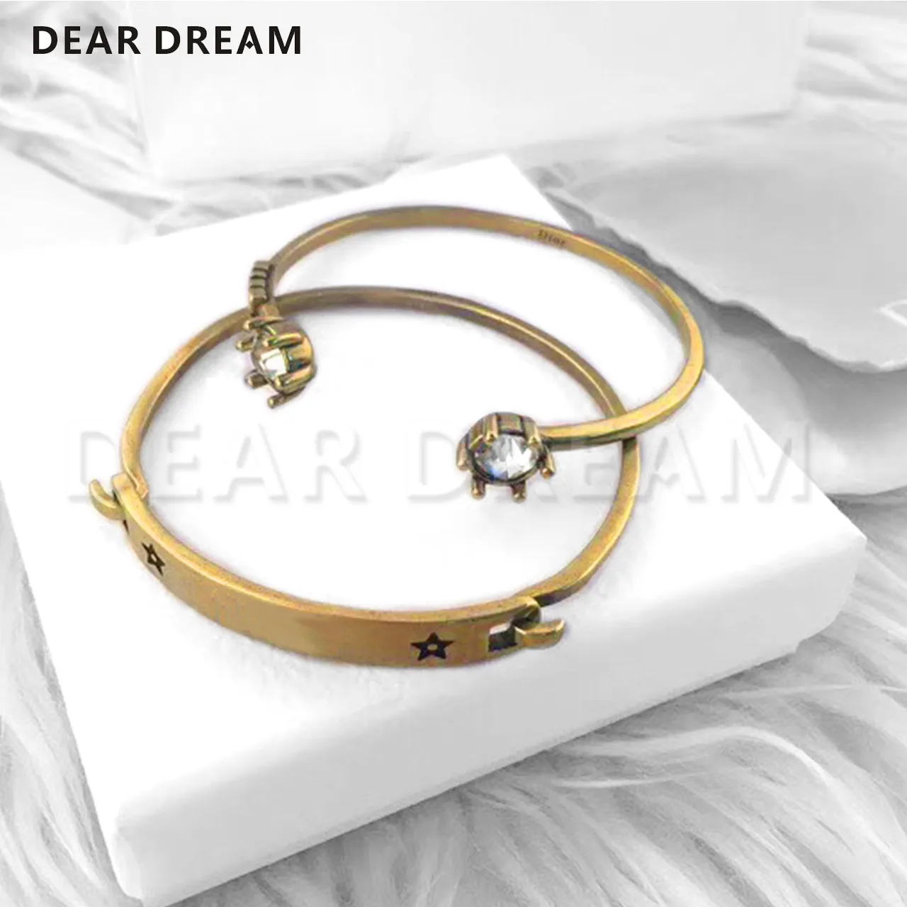 

Jewelry & Accessories Fashion Retro Letters Stars Pearl two-piece Kits Bracelet For Wedding Holiday Party Gift