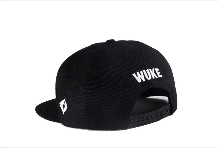 Tusk вышивка черная плоская шляпа хип хоп Уличный танец Snapback Кепка Регулируемый козырек с защитой от УФ Sunhat мужская шляпа