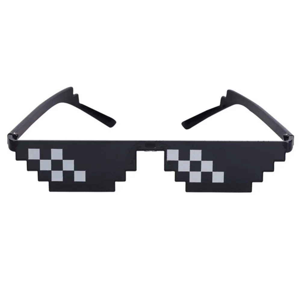 BYJ4 Новое поступление 2018 года забавные солнцезащитные очки для женщин для мужчин Thug жизнь очки плюс размеры Minecraft многоугольная 2
