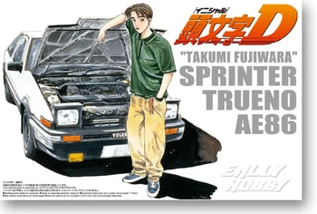 

1/24 Letter D Fujiwara Takumi Sea AE86 Model 00320