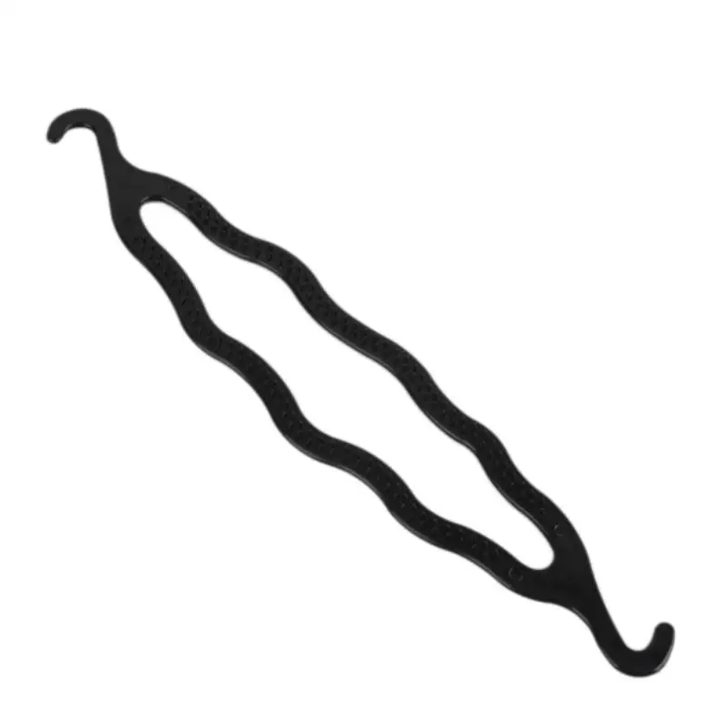 Mayitr 4pcs Ponytail Bun Maker Plastic Hair Braid Styling Clip Tool With Comb Kit Set For Hair Styling Tool