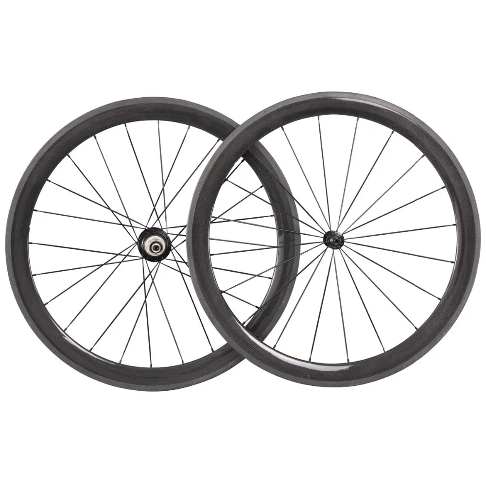 Discount ICAN BIKES carbon wheels 50mm road tubular bicycle wheelset SP-50T 0