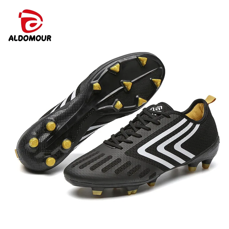ALDOMOUR New Adults Men's Outdoor Soccer Cleats Shoes Football Boots