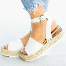 New Explosion Models European And American Foreign Trade Hemp Rope Wedge Light the End of Fish mouth sandals female ins foreign trade explosion models girls solid color velvet ladies skirt in the children s european and american style