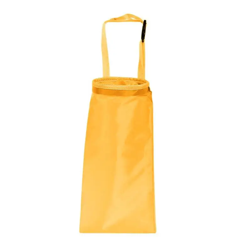 Переносная сумка для мусора на заднем сиденье автомобиля, автомобильный мусорный бак, герметичный пылезащитный чехол, коробка для автомобиля, стильная сумка для хранения из ткани Оксфорд, Органайзер - Название цвета: Оранжевый