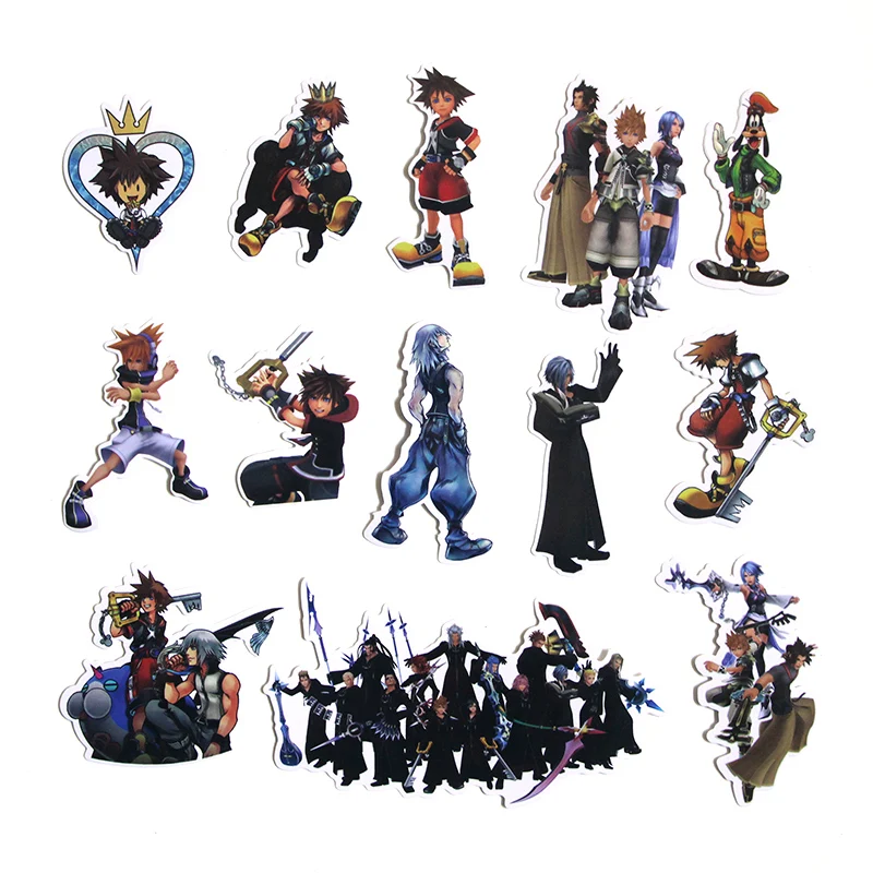 P3165 50 шт. Kingdom Hearts DIY граффити скейтборд ноутбук значок мотоциклетные сумки для багажа аксессуары