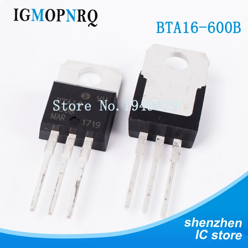 10 шт./лот BTA16 600B TO 220 600 Triac 16 Amp Volt New|triac bta16|c c |