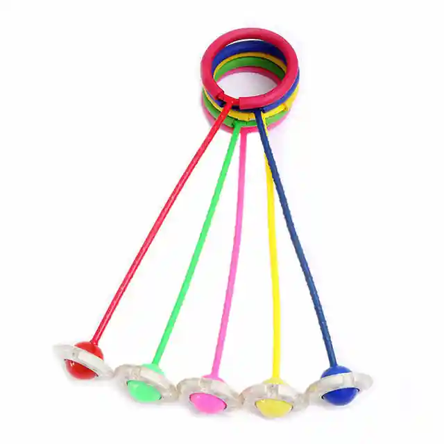 Sparkler LED Whip 'N Skip Ankle Skip Rope with Lights Whirling Ball Hop