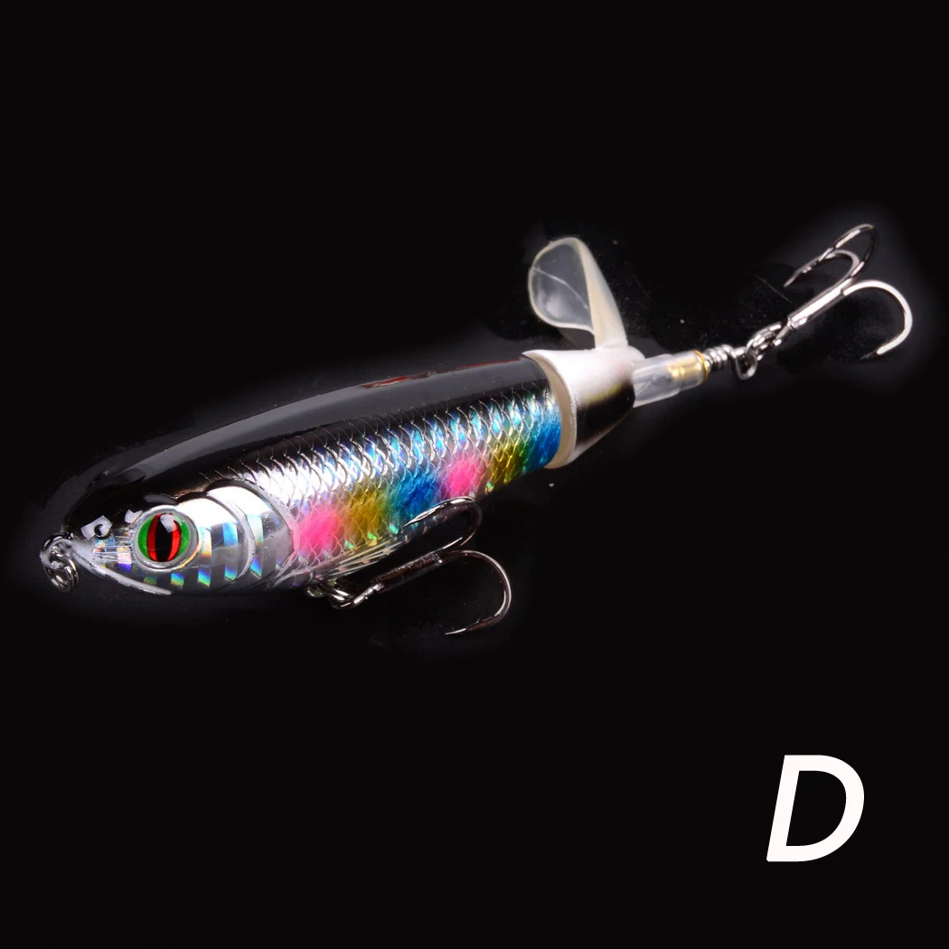 1 шт. Whopper Plopper 105 мм 17,2 г Искусственная верхняя водная рыболовная приманка вращающийся хвост воблеры профессиональные Поппер рыболовные снасти