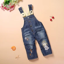 DKZ072 джинсы для мальчиков брендовые утепленные хлопковые комбинезоны для девочек детские штаны наивысшего качества детские джинсы с рисунками и розничная