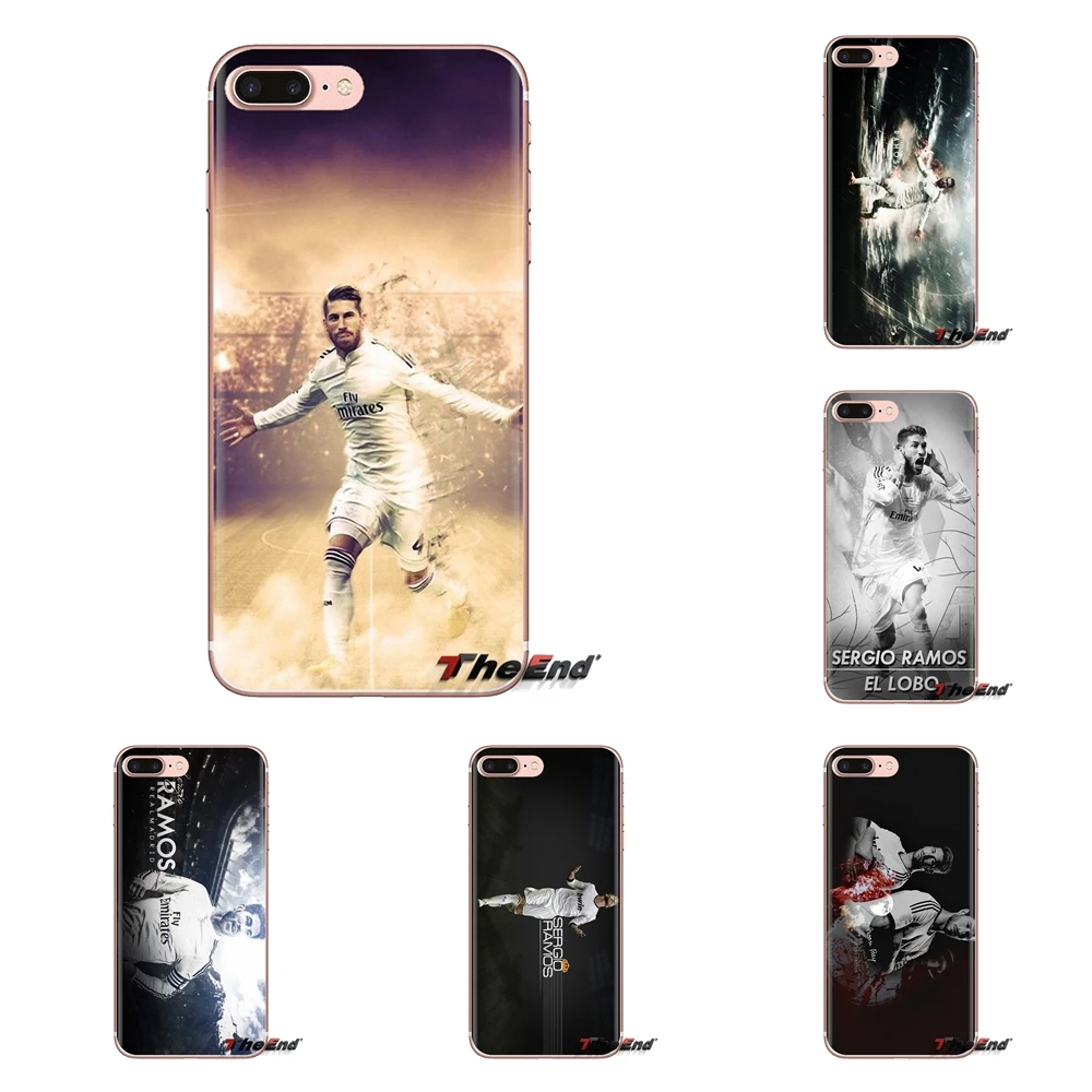 

For Huawei Mate Honor 4C 5C 5X 6X 7 7A 7C 8 9 10 8C 8X 20 Lite Pro Soft Transparent Cases Cover Sergio Ramos SR4 Football Player