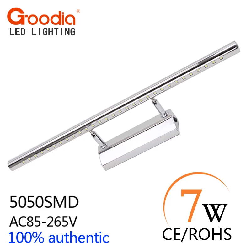 7 Вт LED Ванная комната макияж Настенные светильники Кабинета зеркало изображения