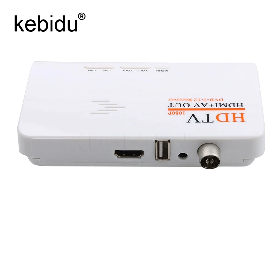 ТВ приставка Kebidu HD 1080p HDMI + AV выход USB2.0 DVB T2 ресивер цифровой для ТВ hd tv box tv boxset-top box | Отзывы и видеообзор